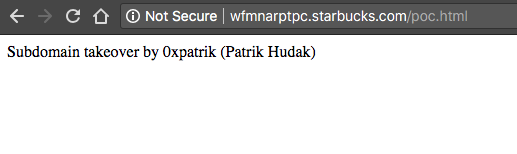 Subdomain takeover PoC